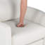 Swivel rocking recliner chair with adjustable footrest-1895707045