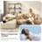 Castillon Cloud Sectional Couch In Two Boxes, Compressed Modular Sectional Sofa With Deep Seat-803119263