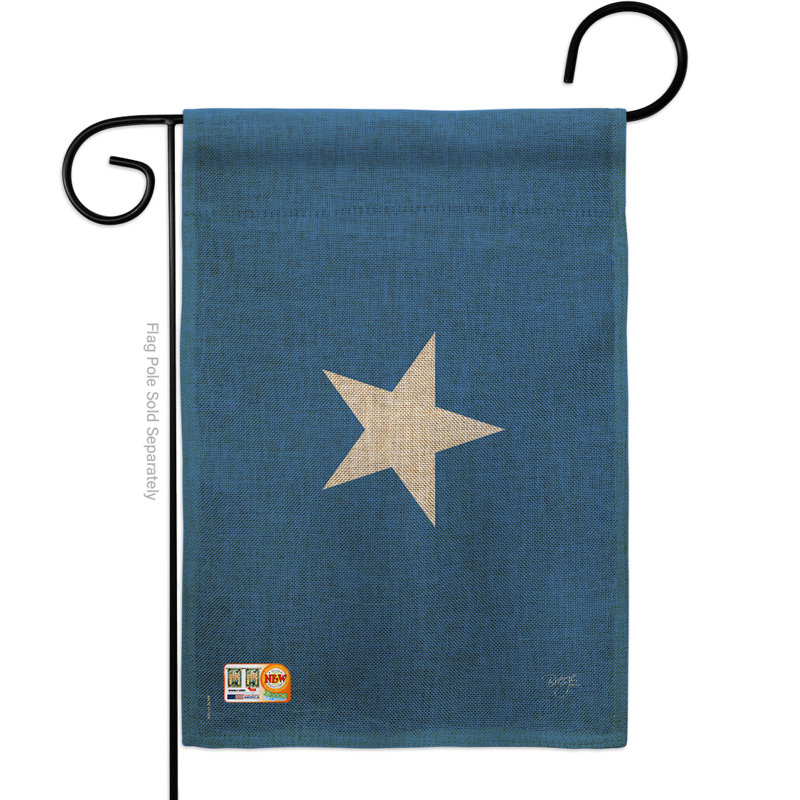 Polyester de 2 côtés 18,5 x 13 po somalie drapeau de jardin