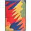 Graphic Multi Machine Washable Rug-2145723193