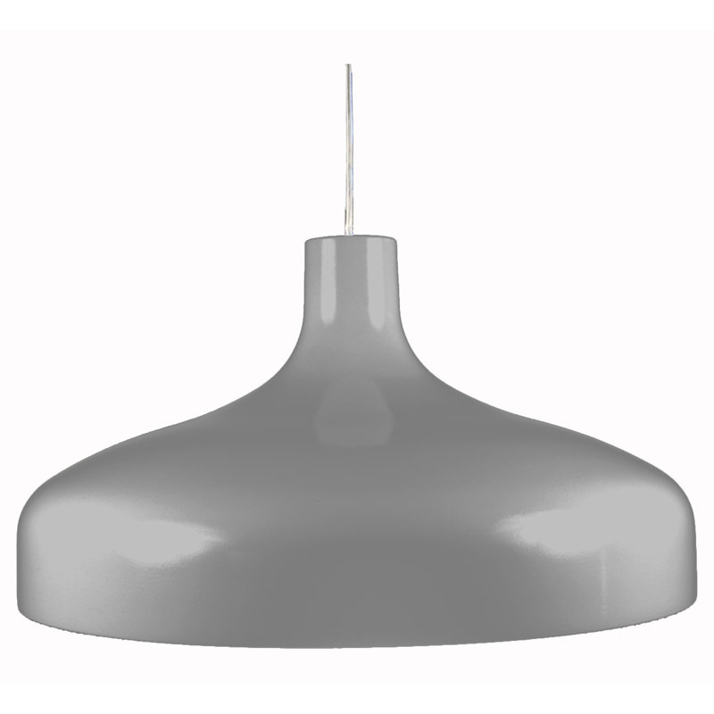 1 - Light Dome Pendant, Grey