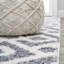 Tapis crème / gris Scituate Retro Trellis-1911812731