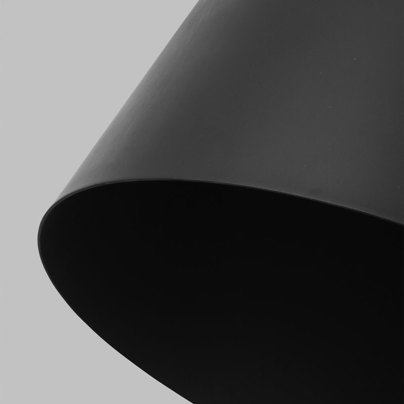 Forge 1 - Light LED Pendant, 31.9" H x 26" W x 26" D, Nightshade Black