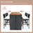 Arayla Rectangular 6 - Person 73" Long Bar Height Dining Set with Cushions