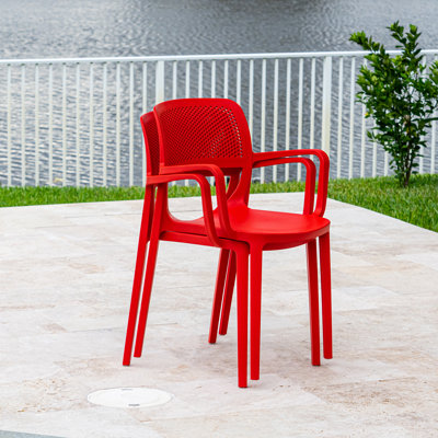 Fauteuil de terrasse empilable