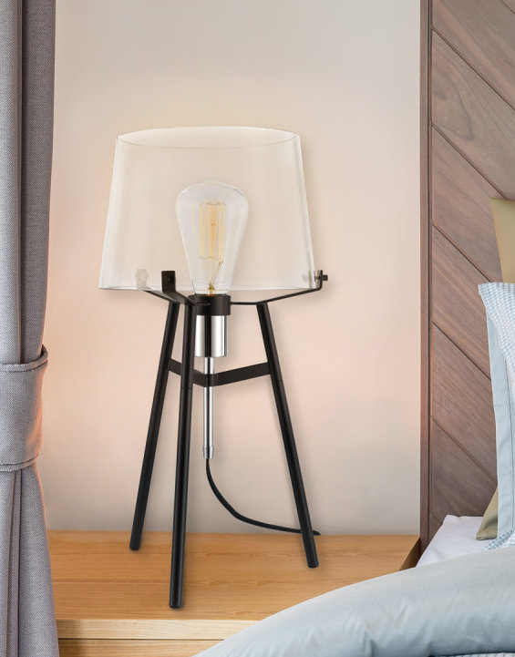 Lampe de table à trépied 20" Hallenbeck