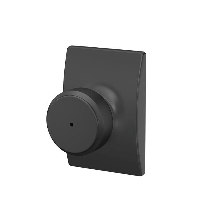 F Series Bowery Privacy Knobset with Century Rosette