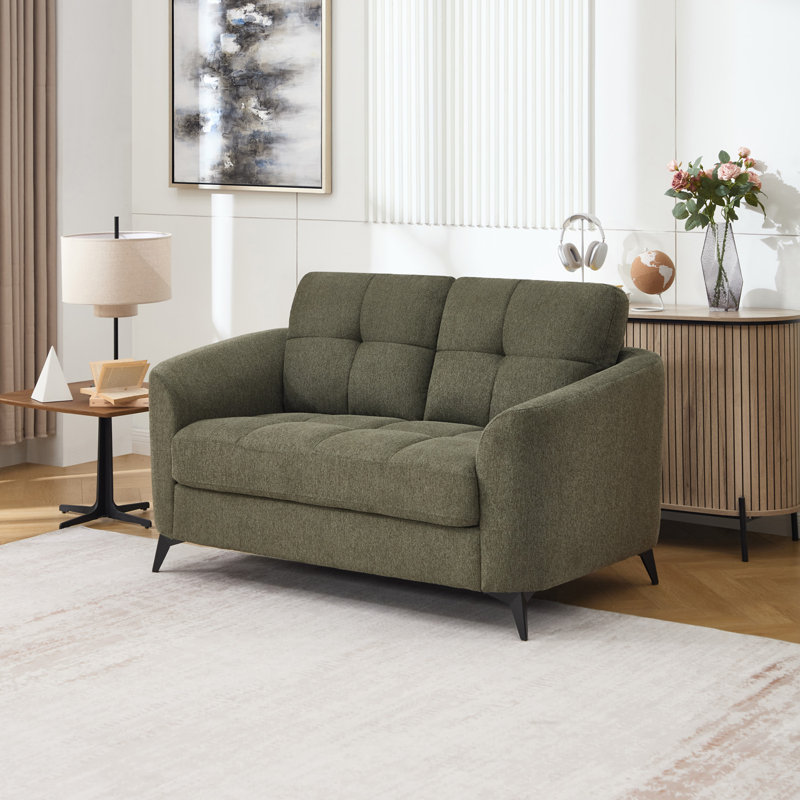 Rozalin Linen Sofa, 2, Green
