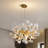 Ceramic Leaf Chandeliers Branch Chandelier -1663318249