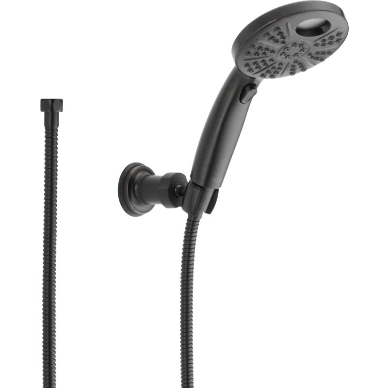 Universal Showering Components Multi Function Handheld Shower Head with Temp2o, Venetian Bronze