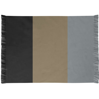 Tapis noir NHS National Hockey Stripes