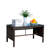 Outdoor patio Furniture 1 Coffee Table with clear tempered glass-1413278756