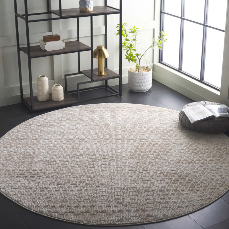 Alnitak Performance Geometric Rug, Round 6'7"