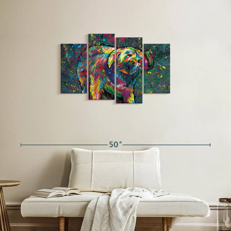 Peinture Wet Labrador, H 22 po x l 36 po