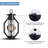 Nalley Black 1 - Bulb 12.1'' H Seeded Glass Outdoor Wall Lantern With Dusk To Dawn