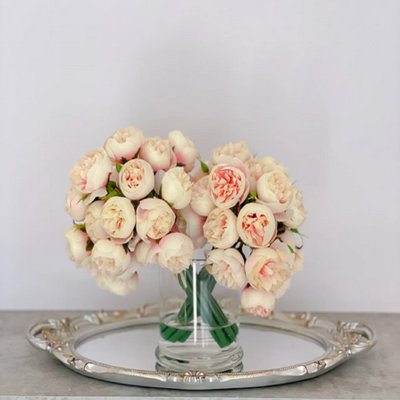 Peonies Floral Arrangement In Vase