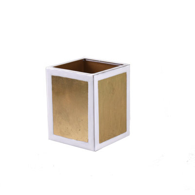 Savoy Gold Leaf Brush Holder