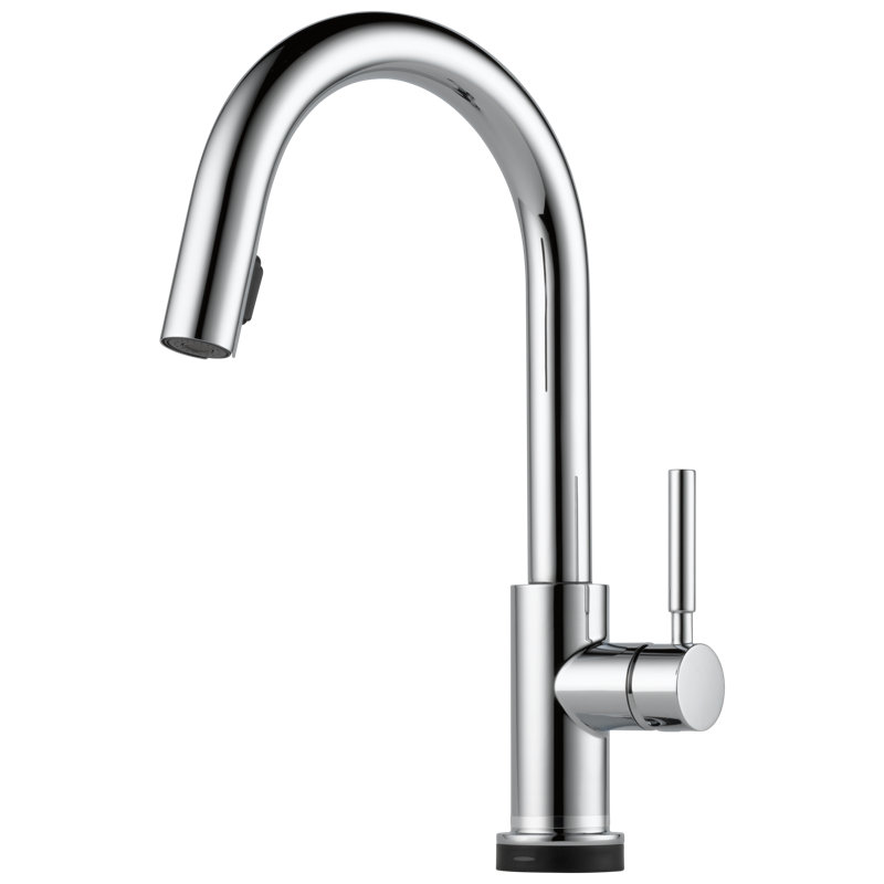 Solna Single-Handle Single-Hole Pull-Down Kitchen Faucet With SmartTouch Technology, Chrome