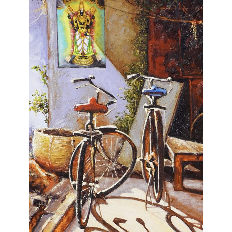 L'ombre | Huile sur toile pour décoration murale | Par sri ram