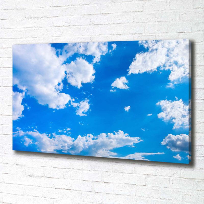 Clouds In The Sky - Wrapped Canvas Print
