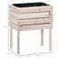 Ensemble de boîte à fleurs surélevée en bois avec jardinière 4PCS