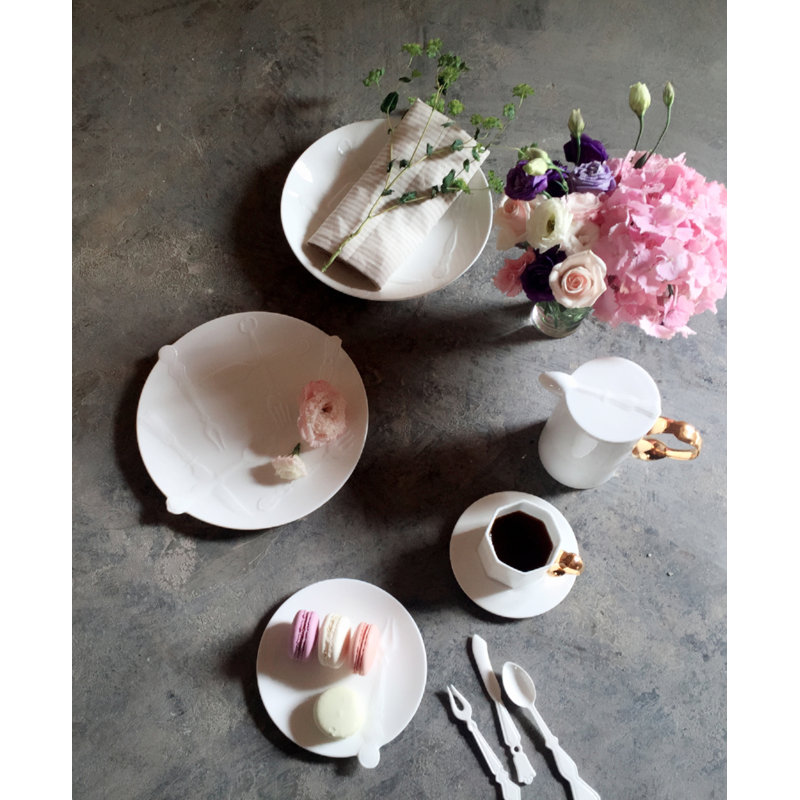 Cutlery 10" Bone China Dinner Plate