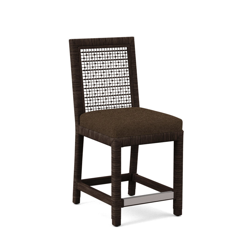 Tabouret de comptoir 24 po Scotia Glinda, Chocolat Elite; 0321-72, Java