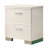 Metal And Wood Nightstand With 2 Drawers-1530814921