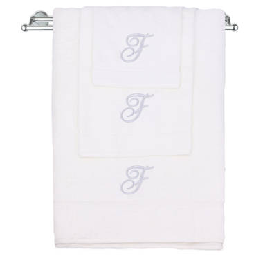 Decorative and Monogrammed Hand Towels for Bathroom Kitchen Makeup | Personalized Gift for Wedding-Bridal | Luxury Turkish Towel | Spa, Set of 2