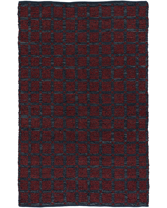 Tapis rouge / noir Lee-Abele, Rectangle 2 pi x 3 pi