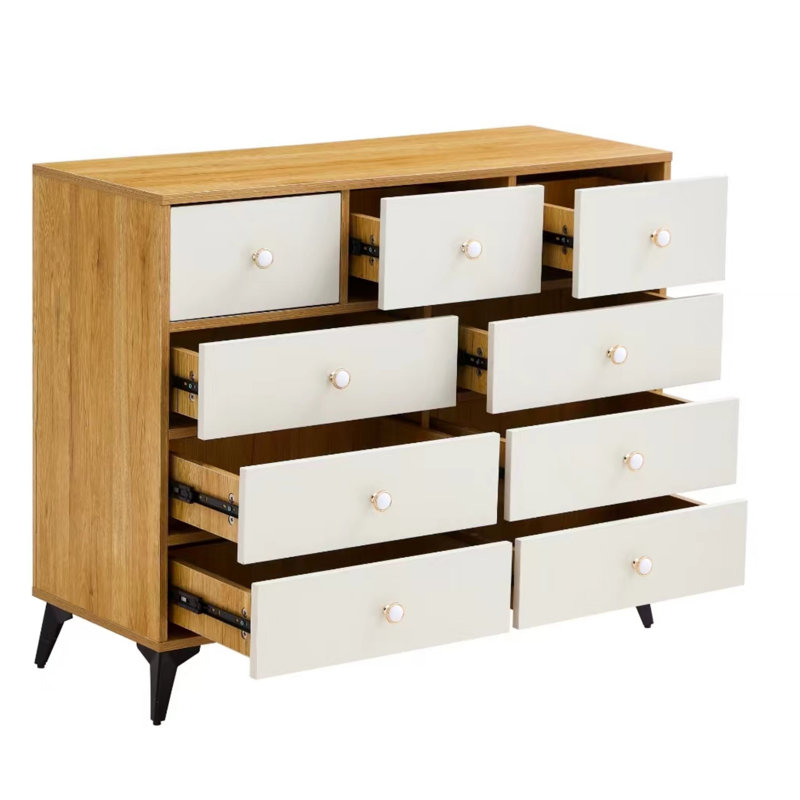 Commode 9 tiroirs (commode), Bois