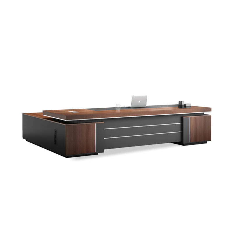 Bureau en L 110,24 po, H 29,53 po x l 110,24 po x P 62,99 po