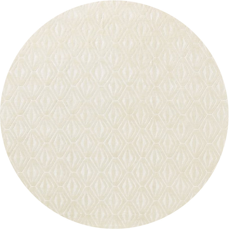 Geometric Indoor Rug, Round 6'