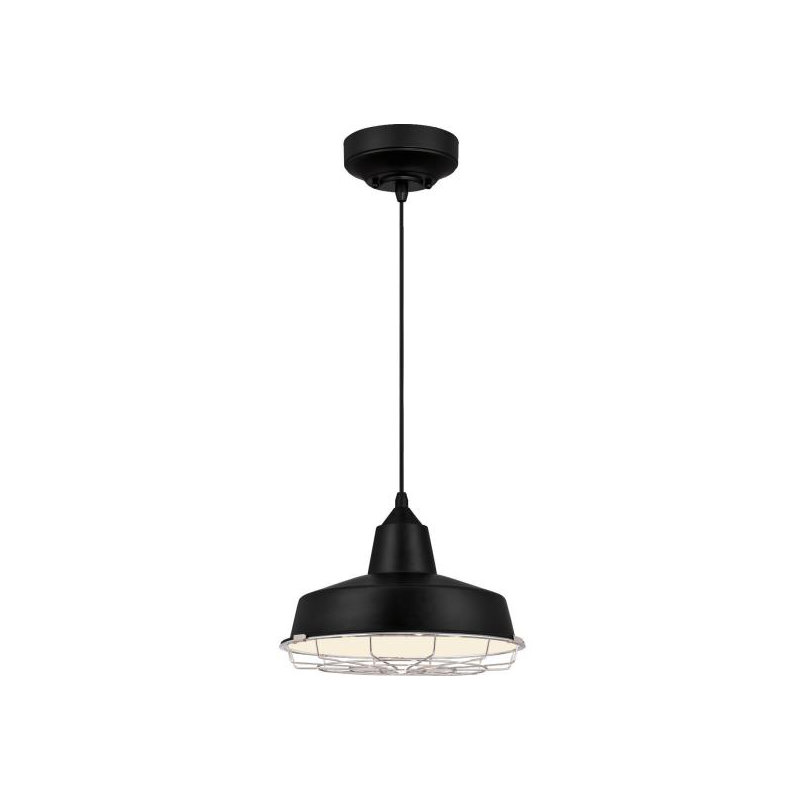 Sally 1 - Light LED Dome Pendant, Black