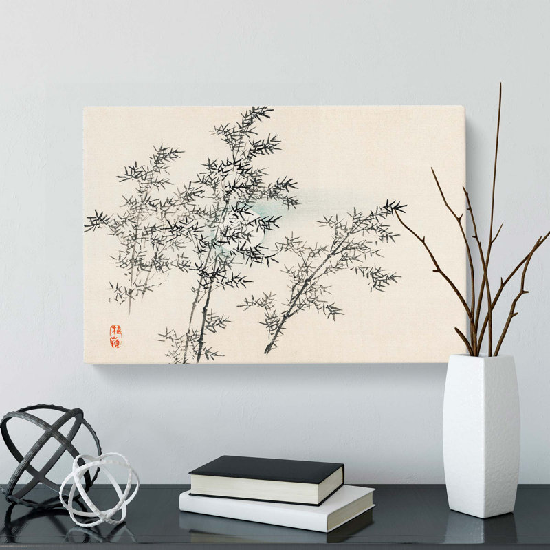 Bamboo Cane by Kono Bairei - Wrapped Canvas, 50cm H x 76cm W x 3cm D