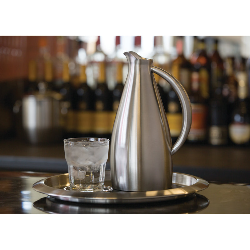 Stainless Steel Removable Insert Serving Tray, 1" H x 14" W x 14" L