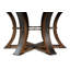 Tower Round Solid Oak Dining Table-1187933850