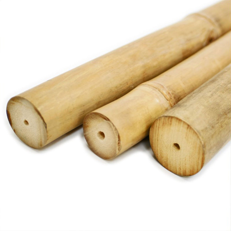 Poteaux en bambou massif pour une conception structurelle et un support de poids, H 90 po x l 1,5 po 