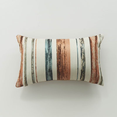 Housse de coussin multi-rayures