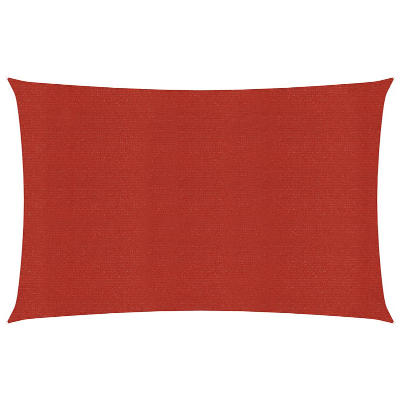 Attalus Rectangular Shade Sail, 2.5m x 4.5m, Red