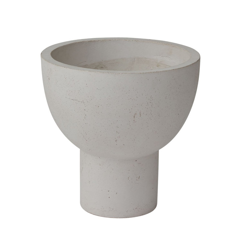 Pot de fleurs urne en céramique, H 16 po x l 15,75 po x P 15,75 po