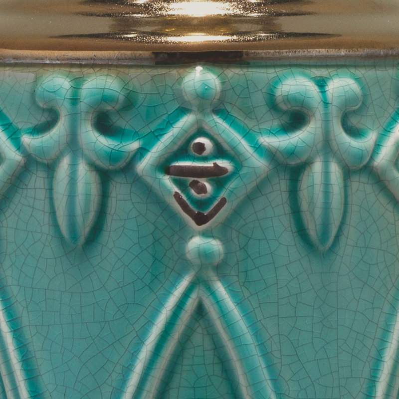 Lampe de table bleue 32 po Ludvig