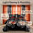 9-Piece Terracotta Brown & Black Botanical Queen Quilted Bedspread Set with Matching Curtains-136866069