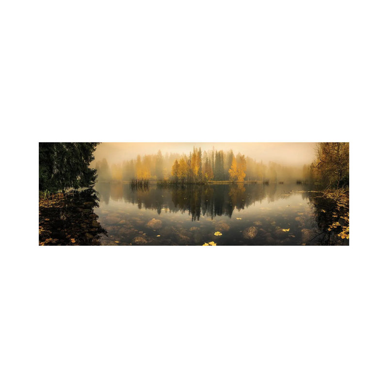 Transparent Mirror by Lauri Lohi - Wrapped Canvas Panoramic Print, 30.48 cm H x 91.44 cm W x 3.175 cm D