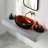 Modern Resin Bathroom Sink, Brown - 22.71X15.4X5.9, Material Contemporary Vessel Sink 22.71In.X15.4In.X5.9In, Intriguing Style