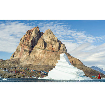 " The Town Uummannaq Northwest Of Greenland Located On An Island In The Uummannaq Fjord System " by Martin Zwick
