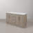 Jacolby 60'' Double Bathroom Vanity with Carrara Marble Top-716275341
