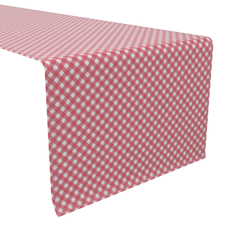 Fabric Textile Products, Inc. Table Runner, 100% Cotton, 16X90", Plaid 18