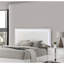 Mobilier de chambre contemporain avec lit à tête large et tête de lit à DEL avec finition UV 1pc-940732808-940732809
