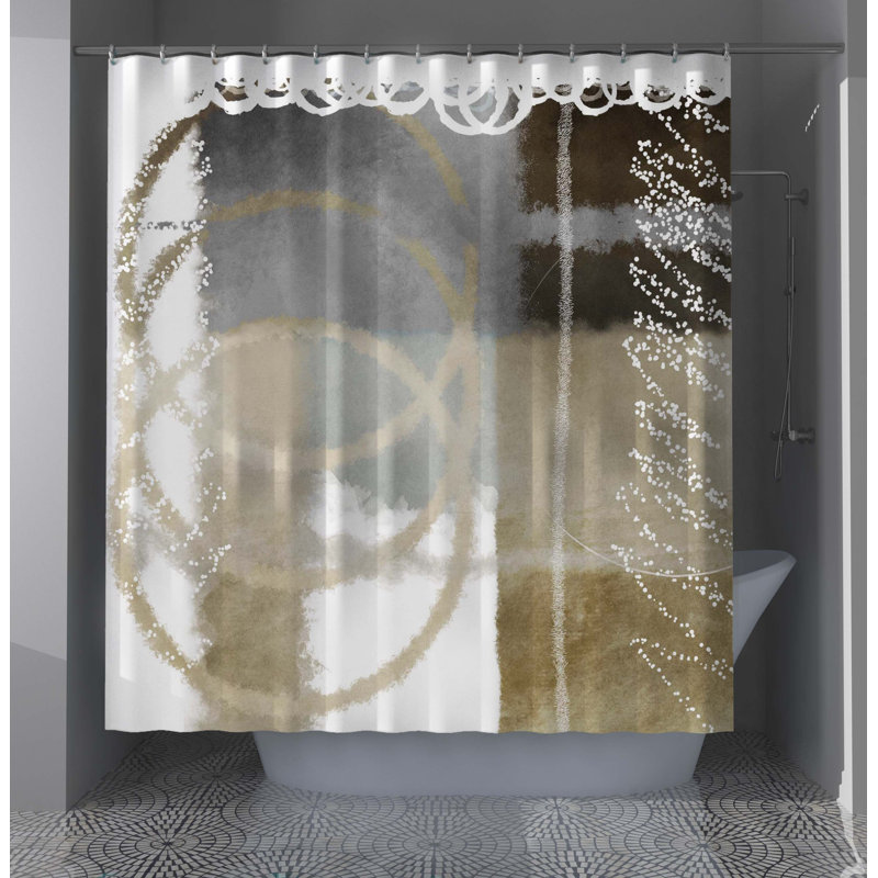 Abstract Shower Curtain